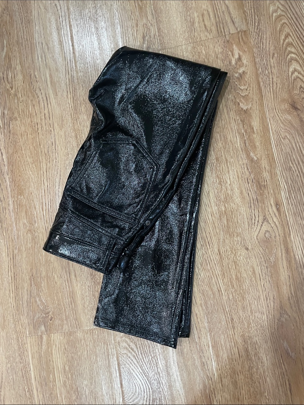 GAP Women's Black Shiny Boot-Cut Jeans